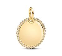 Pandora 364007C01 - runder Anhänger - Gelbgold Vergoldung - Zirkonia