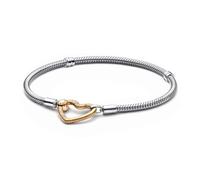 PANDORA Moments Herzverschluss Schlangen-Gliederarmband 569539C00 Damenarmband