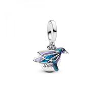 PANDORA Charm-Anhänger Silber Kolibri 793746C01