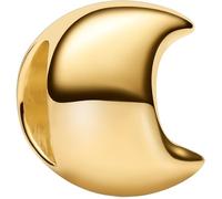PANDORA Moments Mond Mini-Charm mit 14k vergoldete Metalllegierung, Kompatibel Moments, 764516C00