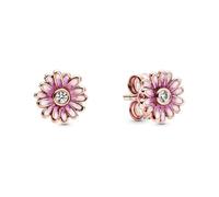 Pandora Schmuck 288773C01 Rose Damen-Ohrstecker Pinke Gänseblümchen Ohrringe