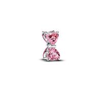 Pandora 794253C01 - Rosafarbene Schleife Charm - Sterling Silber - Zirkonia Pink