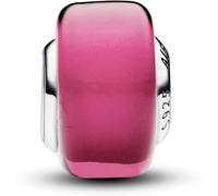 Pandora 793107C00 - Rosafarbenes Murano-Glas Mini-Charm - Sterling Silber - Pink-Rosa
