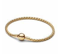 Pandora 564028C00-18 - runder Verschluss Flügel-Kettenarmband - Gelbgold Vergoldung - 18 cm