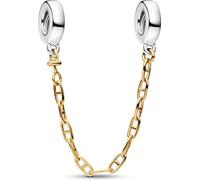 Pandora 763904C00-05 bicolor 5 cm Sicherheitskette - Sterling Silber & Gelbgold Verg.