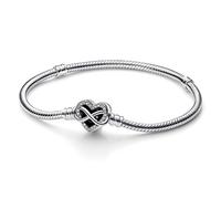 Pandora Schmuck 592645C01 Damenarmband Silber Funkelndes Unendlichkeits-Herz 20 cm