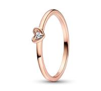 Pandora Ring 182495C01-50 - Herzring - Roségold Vergoldung - Zirkonia - Gr. 50