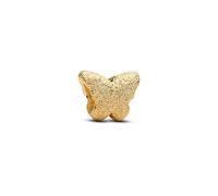 Pandora 764046C00 - Strukturierter Schmetterling Mini-Charm - Gelbgold Vergoldung