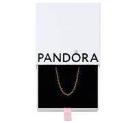 Pandora 363334C00-45 Verbundene Herzen Collier-Halskette - Gelbgold verg. - 45 cm