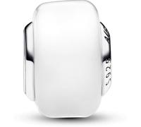 Pandora 793118C00 - Weißes Murano-Glas Mini-Charm - Sterling Silber - Weiß