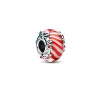 Pandora 794252C01 - Zuckerstange Murano-Glas Charm - Sterling Silber - Murano Glas & Emaille Rot