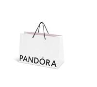 PANDORA Ökologische mittelgroße Tasche für Schmuck: Ringe, Armbänder, Anhänger, Ohrringe und Charms (21,5 x 16 x 8 cm)