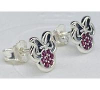 Pandora Ohrring Disney Minnie Red Ohrstecker 925 Sterling-Silber