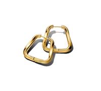 Pandora ESSENCE 263876C00 - große verdrehte eckige Creolen 2,5 cm - Gelbgold Vergoldung