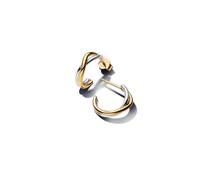 Pandora ESSENCE 263880C00 - organisch geformte bicolor offene Ohrringe