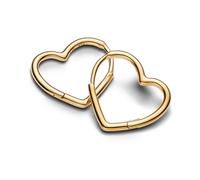 Pandora Ohrringe - Small asymmetric heart - 268307C00 gold