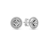 Pandora Timeless Ohrstecker 299411C01 Sparkling Double Halo Silber 925 Klare Zirkonia