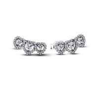 Pandora Ohrstecker - Triple heart - 294411C01 silber