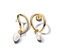 Pandora 263281C01 Ohrhänger für Damen Barockperle Goldfarben