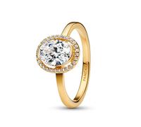 Pandora Oval Sparkling Halo Ring 163802C01