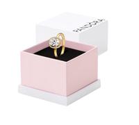 Pandora 163802C01 Damen-Ring Ovaler Funkelnder Heiligenschein Goldfarben 50/15.9