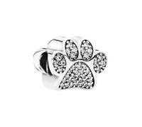 PANDORA 791714CZ - Pavé-Pfötchen Pfote - Silber + Zirkonia klar - Charm