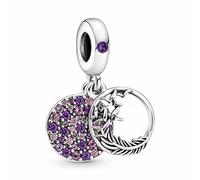 Pandora Schmuck 799561C01 Silber Charm-Anhänger Pavé Feder