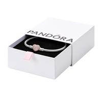 PANDORA 586292CZ-19 Armband Pavé-Herzverschluss PANDORA Rose, Silber 19 cm