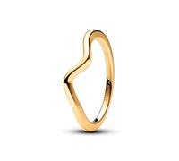 Pandora 163095C00 Damenring Polierte Welle Goldfarben 56/17.8