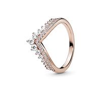 PANDORA Damen Solitär-Freundschaftsring 925 Sterling Silber Ringgröße 52 198289CZ-52