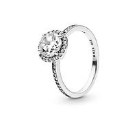 PANDORA - 196250CZ-60 - Klassische Eleganz - Ring Silber - Gr. 60