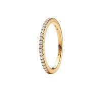 Pandora Schmuck 162999C01 Damen-Ring Funkelndes Band Goldfarben 50/15.9