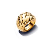 Pandora 163884C00 Damen Statement-Ring Wellig Goldfarben 50/15.9