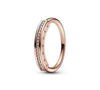 Pandora Schmuck 182283C01 Damenring I-D Pavé Roségoldfarben 54/17.2