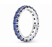 Pandora Ring - Sparkling Row Eternity - 190050C02 925 Silber, Zirkonia blau blau