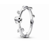 Pandora Ring 192566C01-52 - Marvel Baby Groot - Silber - Zirkonia Schwarz - Gr. 52