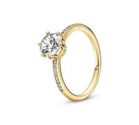 Pandora Ring 168289C01-48, gelbvergoldet, Zirkonia, Größe 48