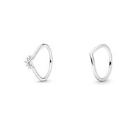 Pandora Ring Diadem Krone Silber 198282CZ Ring Diadem Silber 198282CZ-58 & Damen-Ringe 925 Sterlingsilber mit '- Ringgröße 58 (18.5) 196314-58