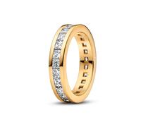 PANDORA Damen-Ring Ewigkeit Goldfarben 163797C01-56 Ringgröße 56/17,8