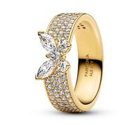 Pandora 164270C01-54 - Funkelnder Schmetterling Markanter Ring - Gelbgold Vergoldung - Zirkonia - Gr. 54