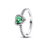 Pandora Ring - Heart - 198421C08 grün