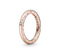 Pandora Ring 189482C01 Logo Heart 14k rosegold plattiert 17-19mm 19