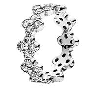 Pandora Ring Silber 191000CZ-54 Frauen Oriental Blume Zirkone