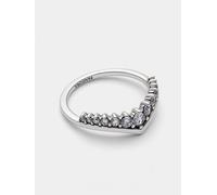 Pandora Wishbone Schwebender Pavé-Ring - 192320C01-54 - Sterling Silber - Zirkonia - Klar - Gr. 54