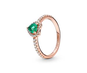 Pandora Ring - Sparkling Elevated Heart - 188421C03 roségold
