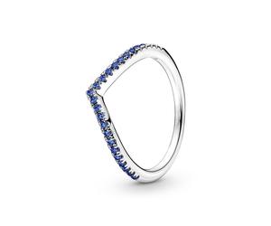 Pandora Ring - Timeless Wishbone blue - 196316C02 blau