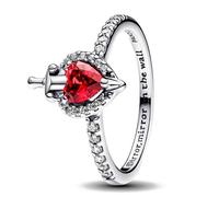 PANDORA Moments Disney Villains Böse Königin Ring aus Sterling Silber mit künstlichem Kristall, Größe 52, 193422C01-52