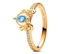 Pandora 163059C01 Damenring Disney Cinderellas Kutsche Goldfarben 56/17.8
