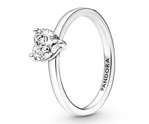 Pandora Ringe Heller Herz-Solitärring 191165C01