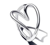 PANDORA Damen-Ring Herz Silber 193288C00-52 Ringgröße 52/16,6